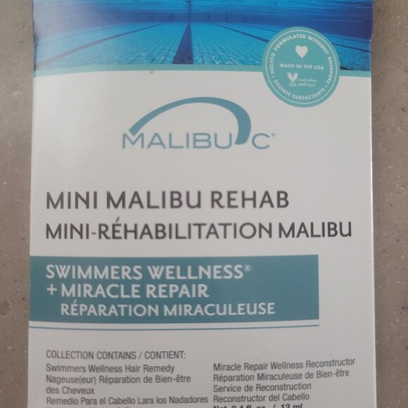 NEW Malibu C Swimmers Hair Remedy + Reconstructors - Picture 2 of 6